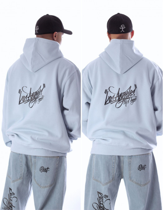 BSAT Los Angeles Hoodie Sky Blue