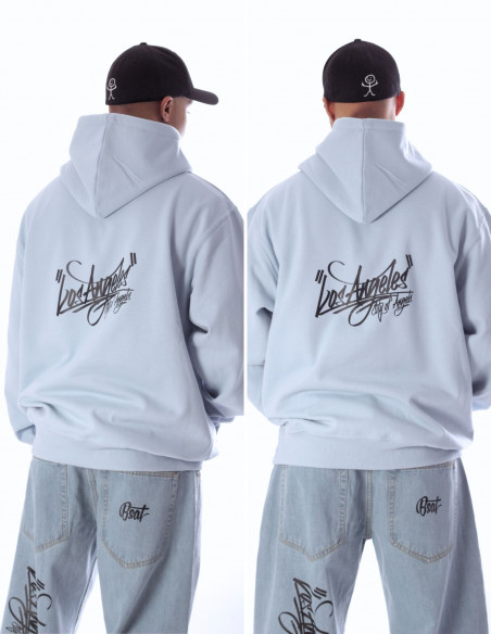 BSAT Los Angeles Hoodie Sky Blue