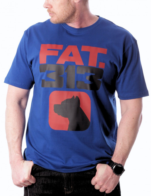 Master Fat King T-Shirt Royal by Fat313