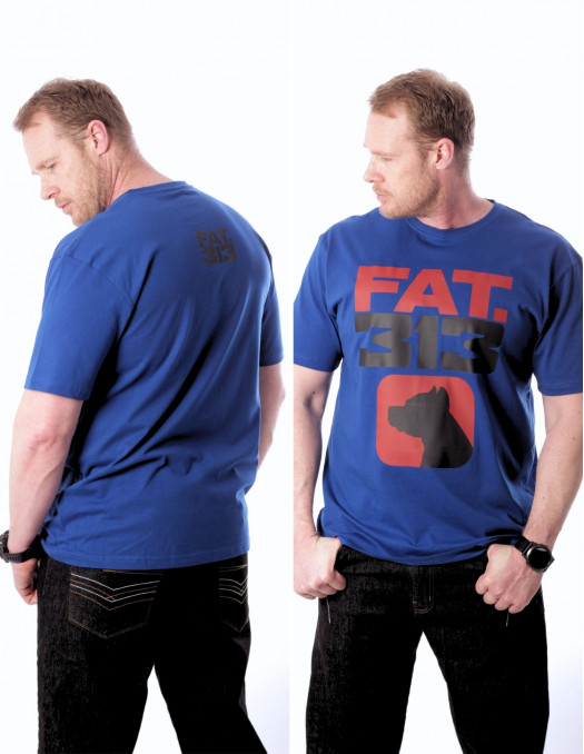 Master Fat King T-Shirt Royal by Fat313