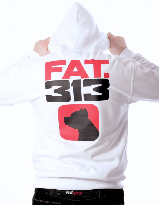 FAT313 Master King Hoodie White - limited edition