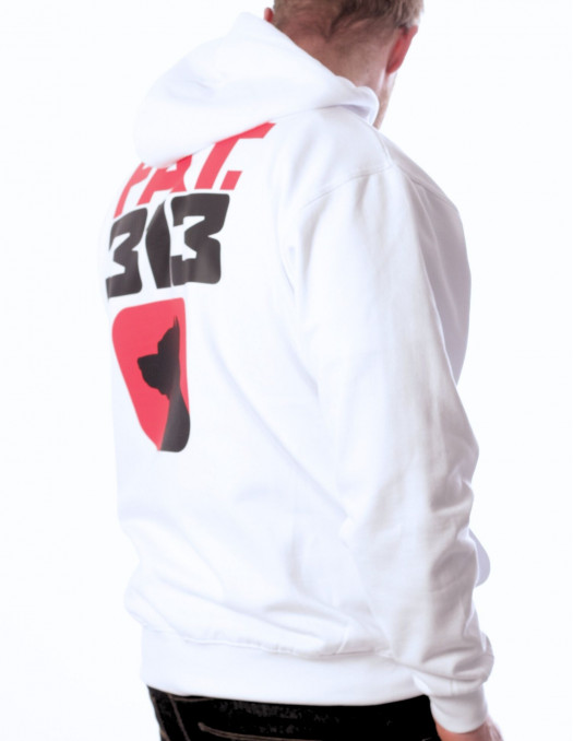 FAT313 Master King Hoodie White -...