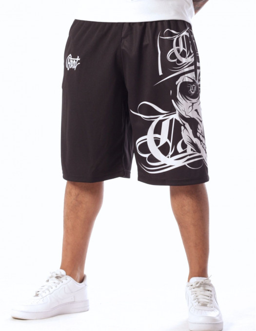 BSAT Cali Skull Shorts Sports Black