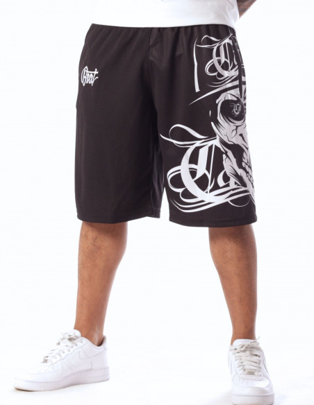 BSAT Cali Skull Shorts Sports Black