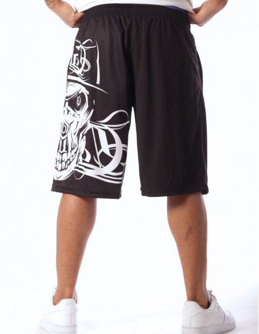 BSAT Cali Skull Shorts Sports Black