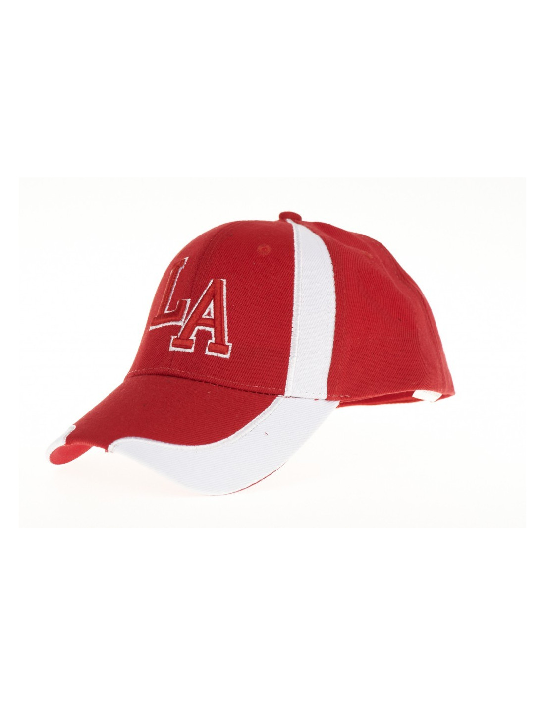 Baseball cap, LA 2tone Red White
