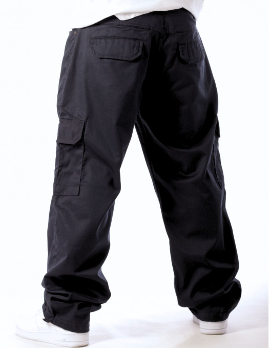 BSAT Baggy Combat Cargo Pants Navy Blue