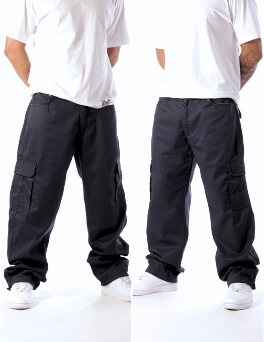 BSAT Baggy Combat Cargo Pants Navy Blue