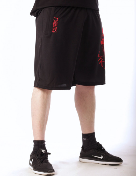 Valhal Spirit Mesh Shorts BlackNRed...