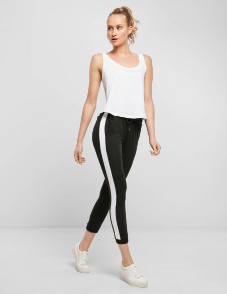 Striped Ladies Interlock Jogpants Leggings