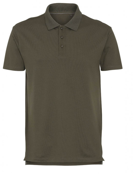 MuscleFit Stretch Polo Shirt Short Sleeve Olive