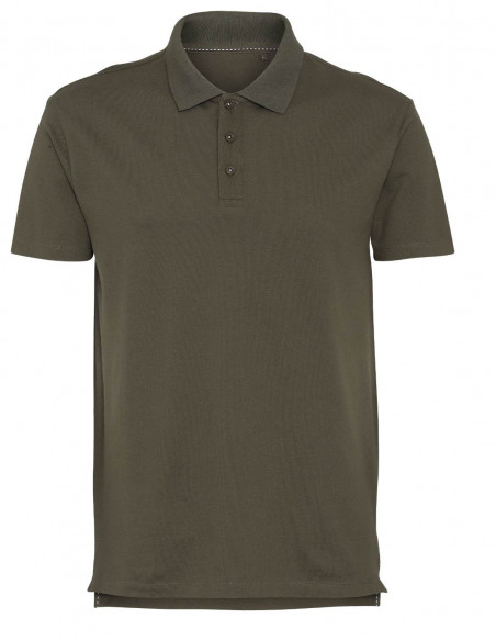 MuscleFit Stretch Polo Shirt Short Sleeve Olive