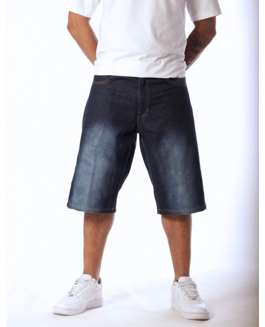 BSAT Baggy Jorts Denim Shorts Spray...