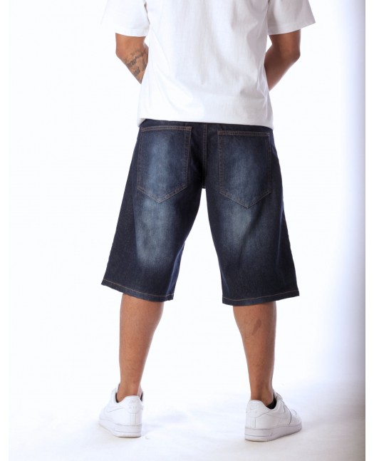 BSAT Baggy Jorts Denim Shorts Spray...