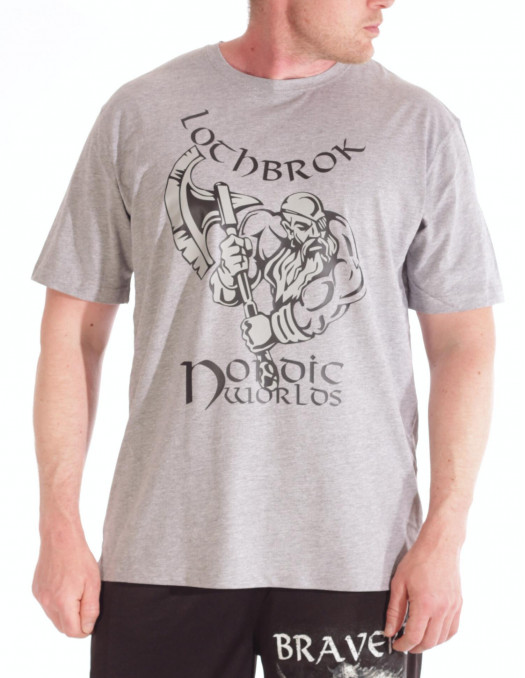 Lothbrok Light Grey T-Shirt by Nordic...