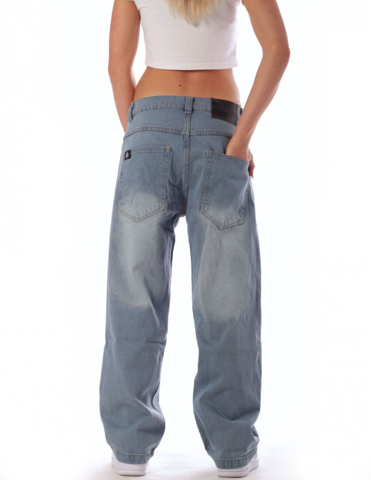 BSAT Bronx Baggy Jeans Sky Blue Washed	