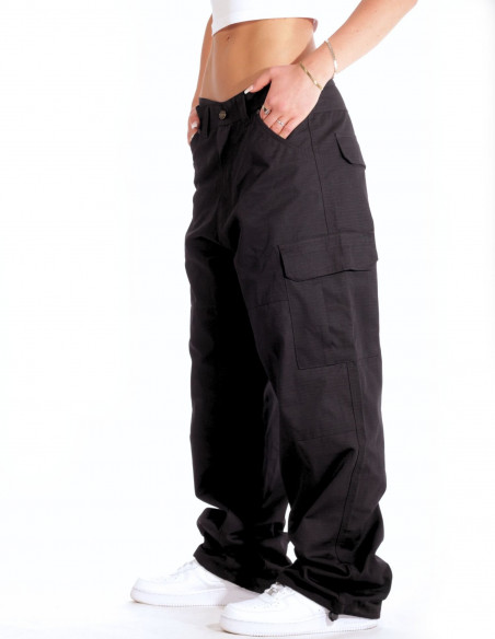 CPH X Baggy Cargo Pants Black by BSAT