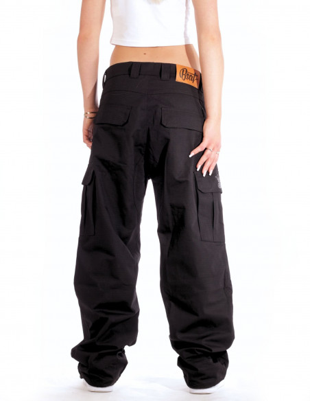 CPH X Baggy Cargo Pants Black by BSAT
