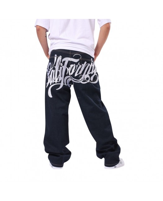 California Navy Jeans Baggy