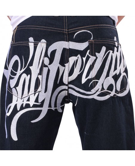 California Navy Jeans Baggy