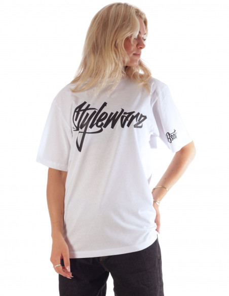 Stylewarz Baggy Tee White by BSAT