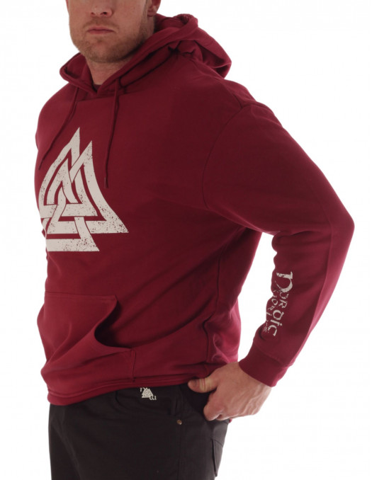 Nordic Worlds Odins Valknut Burgundy...