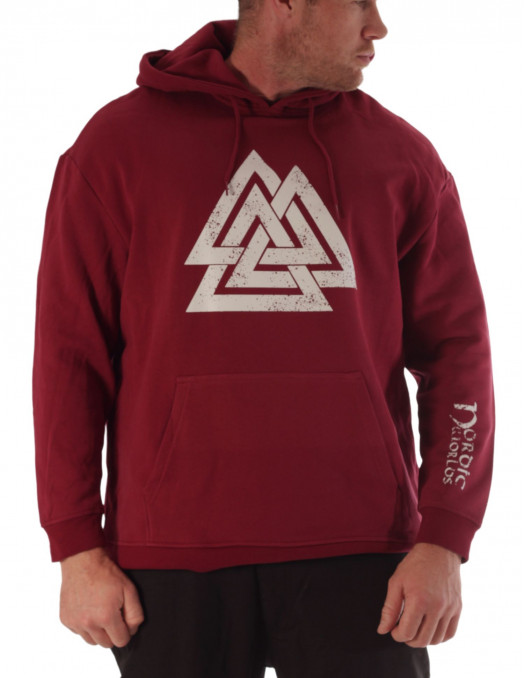 Nordic Worlds Odins Valknut Burgundy...