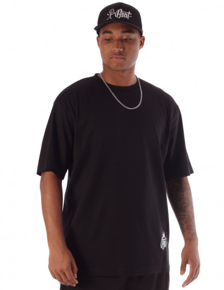 The Crown South BSAT Black Baggy Tee. Part of the Bronx Collection.