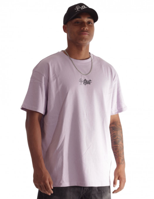 BSAT Stickman Logo T-Shirt Lilac