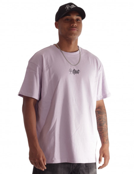 BSAT Stickman Logo T-Shirt Lilac