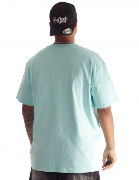 BSAT Stickman Logo T-Shirt BerylBlue