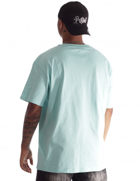 BSAT Stickman Logo T-Shirt BerylBlue
