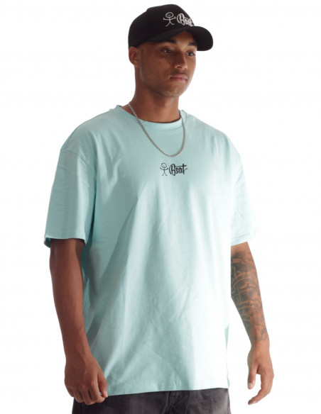 BSAT Stickman Logo T-Shirt BerylBlue