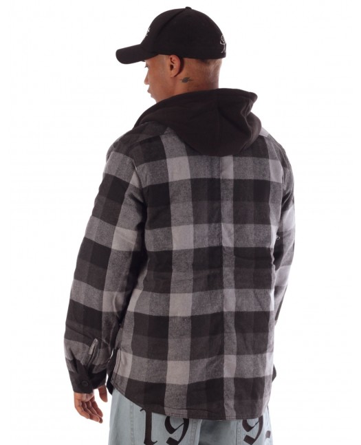 Checkered Thermal Jacket BlackNGrey
