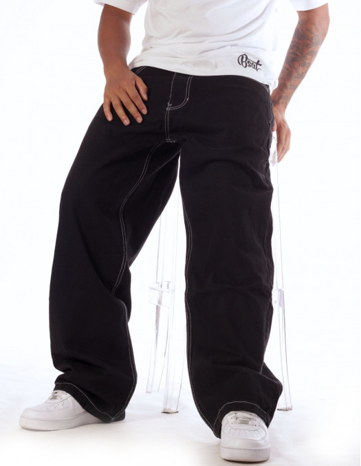 Southside Deep Black Cotton Twill...