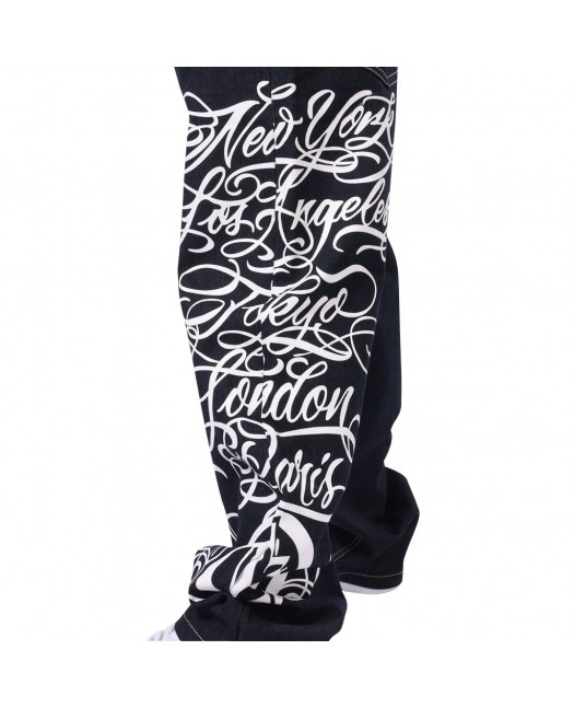 International Black Navy Jeans from...