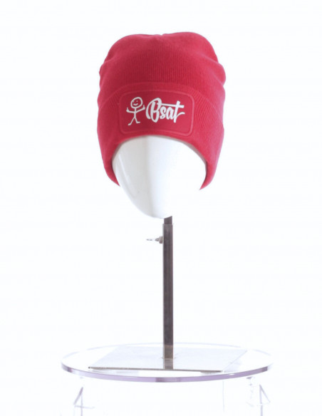 BSAT The Stickman Beanie Red/White
