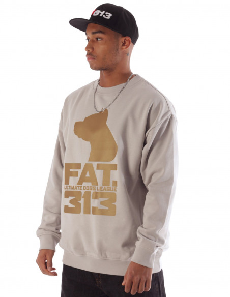 FAT313 Ultimate League Sweatshirt Grey n Gold *1st. edition*