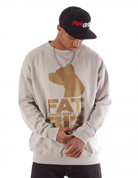 FAT313 Ultimate League Sweatshirt Grey n Gold *1st. edition*