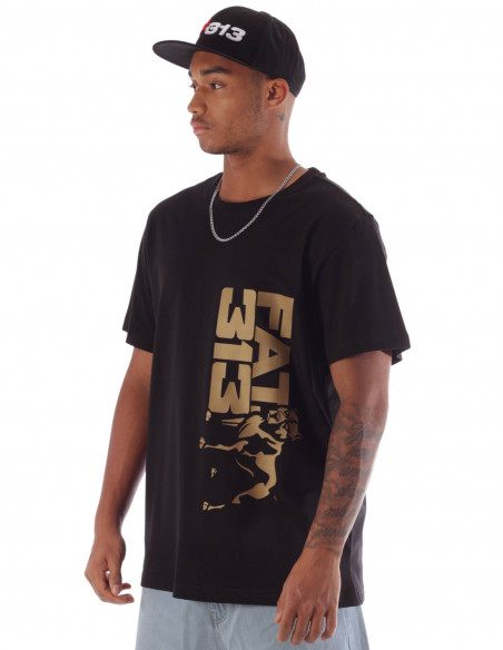 FAT313 District One Gold Tee Black