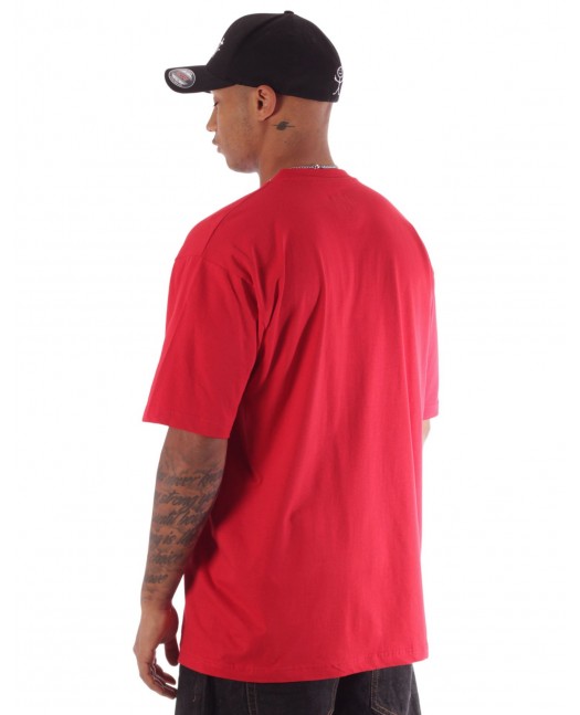 BSAT Westside T-Shirt Red Organic Cotton