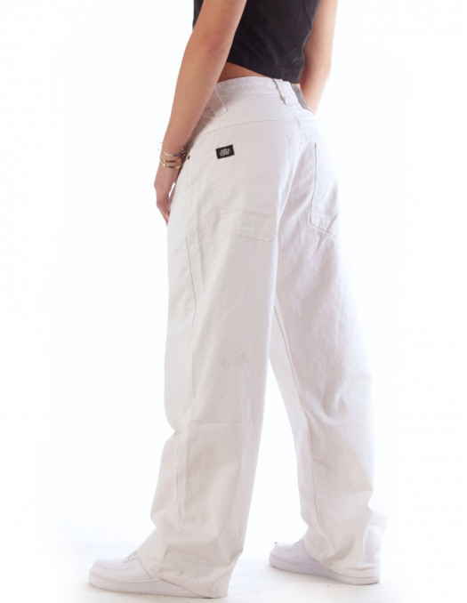 BSAT Bronx Baggy Jeans White