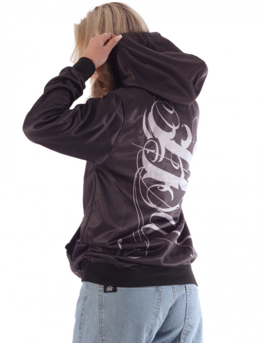 Capped Chica Art Hoodie by BSAT