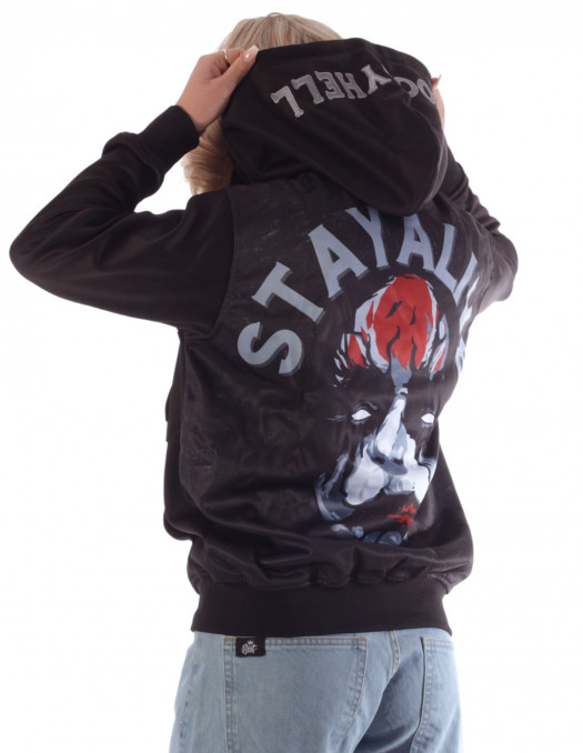 BSAT Bloody Hell Skull ZipHoodie