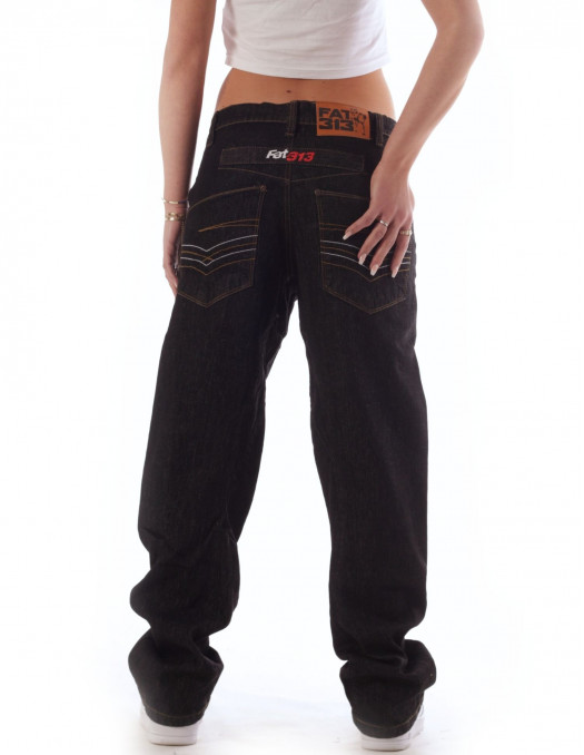 FAT313 Renew Legend Jeans Raw Black...