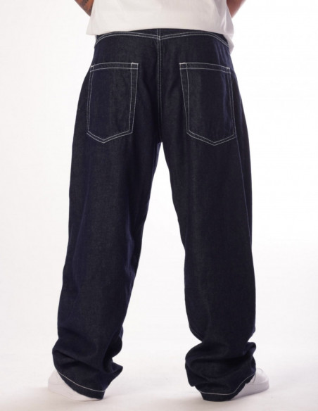 BSAT Stickman Baggy Jeans The Fingers Indigo Blue 1st Edition