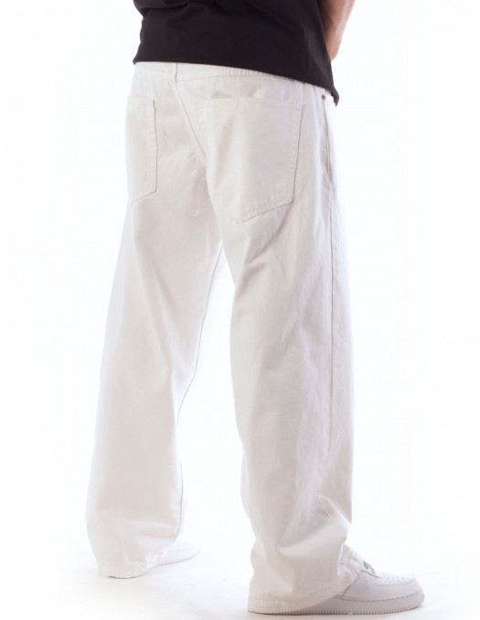 BSAT Bronx Baggy Jeans White