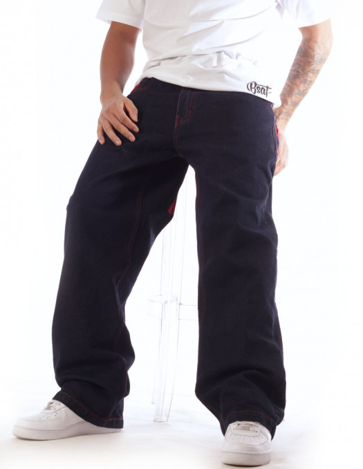 Baggy Hip Hop Jeans Embroidered...