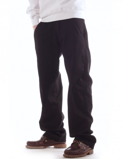 BSAT X-Loose Chino Pants Jet Black
