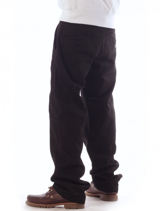 BSAT X-Loose Chino Pants Jet Black